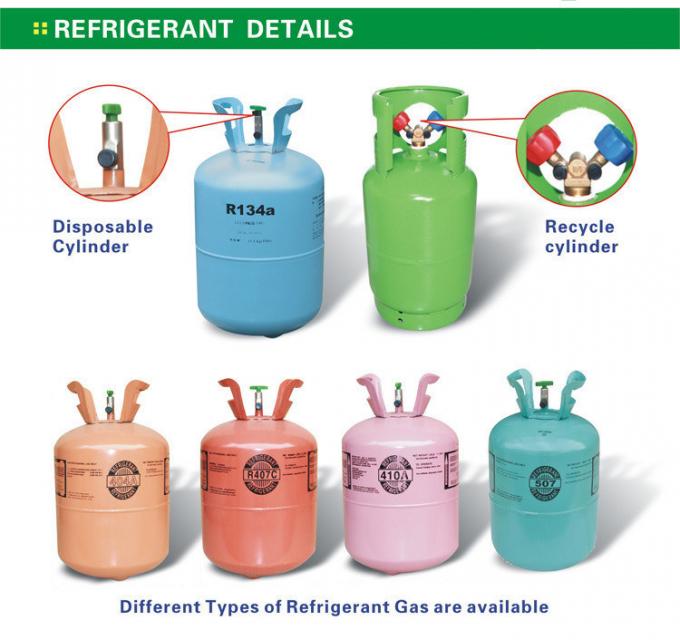 Green Gas Air Condition 13.6kg 30lb Cylinder R290 Gas